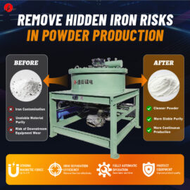 0709-3-H Series Dry High Gradient Electromagnetic Separator