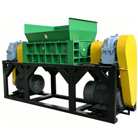Twin shaft shredder
