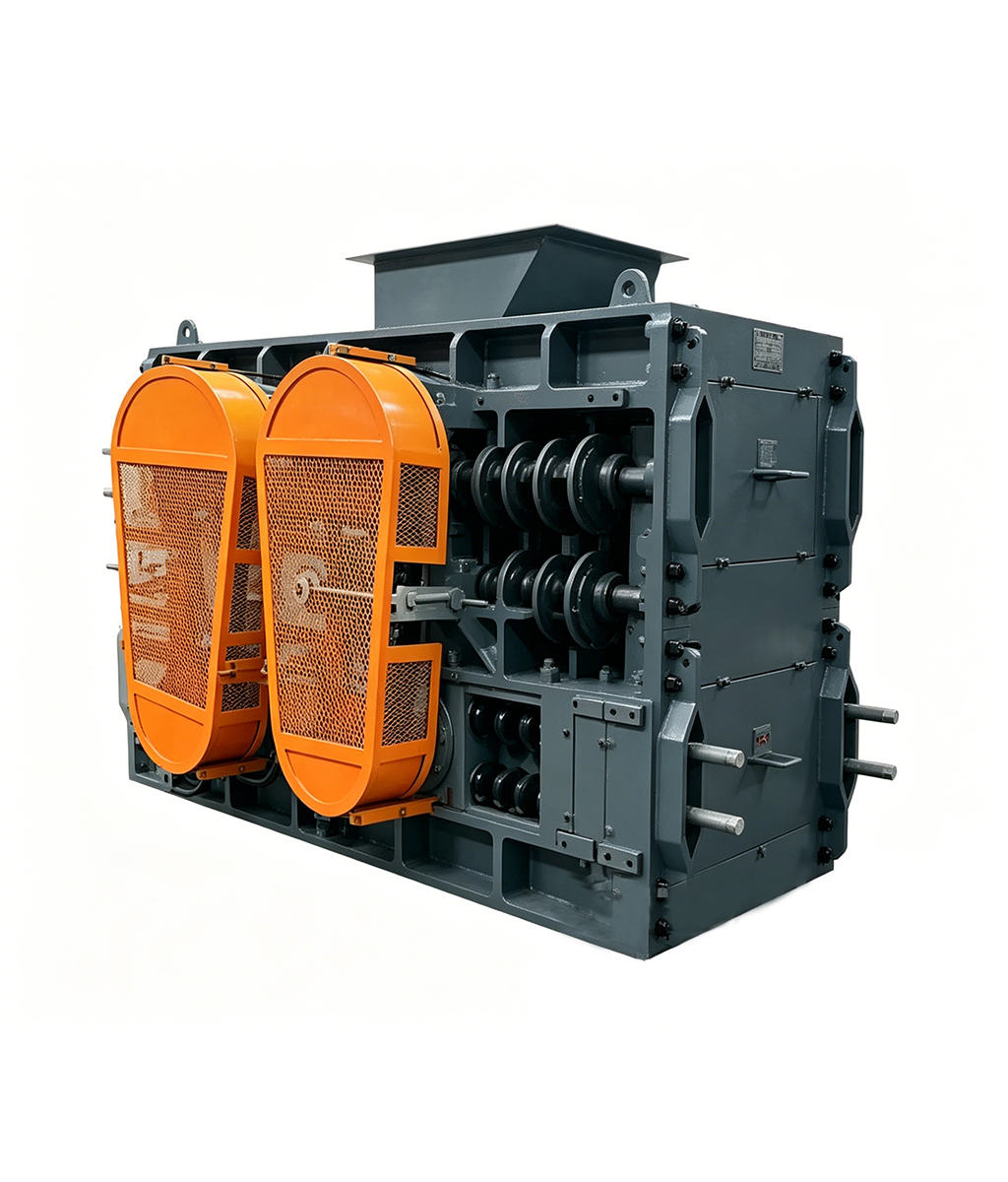 Four-tooth roller crusher